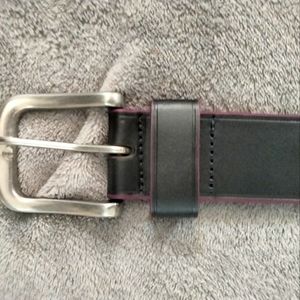 Leather belt